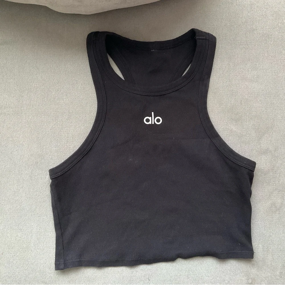 Alo Yoga Aspire Tank Black/White S